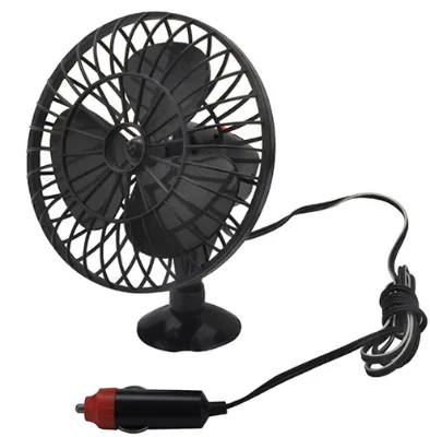 5 Inch Summer 12V Automobile Powered Car Fan Car Truck Vehicle Sucker Cooling Air Fan Cooler Fan With Suction Cups Holder