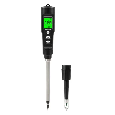Rechargeable Soil Tester, Detects PH, Nitrogen, Phosphorus, Potassium, EC, Fertility, Temperature & Soil Moisture
