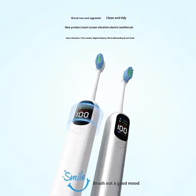 Carepik Led Display Powered Toothbrush Gum Health Plaque Removal Sensitive Care Soft Bristles Whitening Adults Toddlers