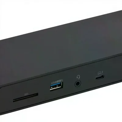 For Thunder USB C Docking Station HDMI 2.1 USB 3 RJ45 Dual Display PD Power Black in Stock