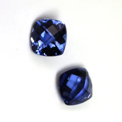 Excellent quality 4A high quality loose gemstone1000pcs/bag 5*5mm-7*7mm various color square shape brilliant cut cubic zirconia