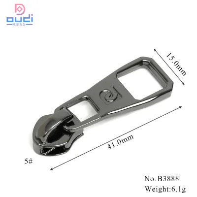 GG Custom Metal Zipper Puller with Logo for Handbags Shoulder Bag and Totes