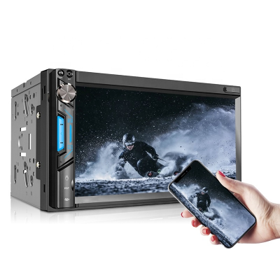 Car Stereo FM Audio MP5 Player 7Inch 2Din Radio Hd Touch Screen Carplay Mp5 Video Player Bt Touch Control With Car Video