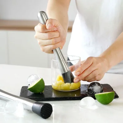 Custom Size Material Logo Multipurpose Use Durable Comfortable Handling 21cm 22cm 25cm 30cm Cocktail Muddler for Bulleit
