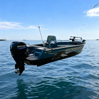 New Design Light Weight Fishing Boat Rod Racks for Sport Yacht with Bass Boat Tips and Rod Straps for Secure Handling