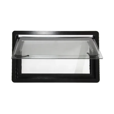 Factory Direct Caravan Side Window Durable E13 Double Glazed with Awning Bug Net 600x600mm