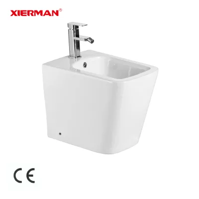 European Standard Hot Sale Ceramic Bathroom Floor Bidet square Design Bidet for Woman