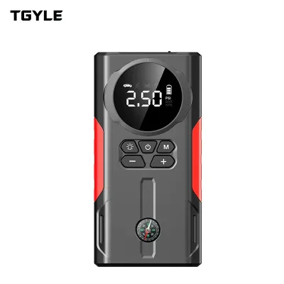 Vehicle-Mounted Electric Air Pump ABS Digital Display 12V Wireless Tire Pressure Measurement Emergency Start Power Supply