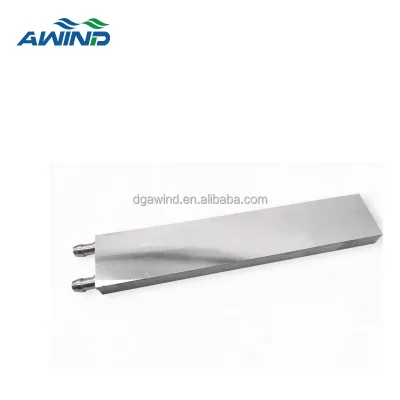 40x240mm Aluminum Round Water Cooling Cylinder Block 180mm square Waterblock Copper Cool 40x 240 Pin Fin 40x 40 60x60 Skived