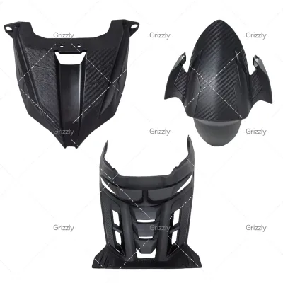 KOSO Carbon Fiber Parts for yamaha zuma 125 Tank 150 160 200 Plastic Parts Motorcycle Accessories Front Fender