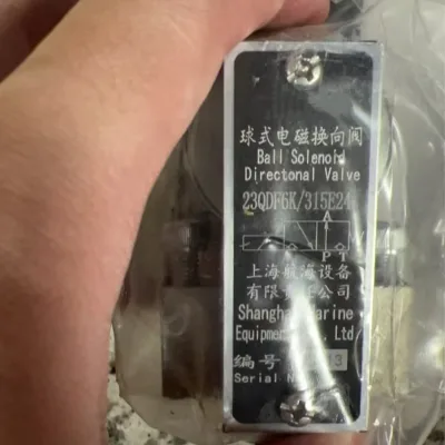 New S&MEC Solenoid Ball Valve 23QDF6K/315E24 Hydraulic Solenoid Valve for Hydraulic System Electrical Equipment
