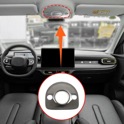 Stainless Steel Front Rear Roof Dome Reading Light Trim for Chery QQ3 EV 2026 Interior Car Decorative Accessories