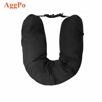 Travel Pillow - Fillable Travel Pillow Storage Bag - Multifunctional U-Shaped Pillowcase for Business, Trip, Outdoor
