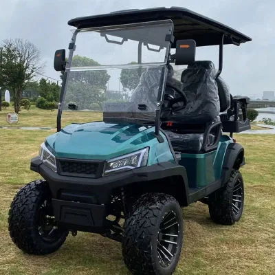 3kw Lithium Lead Acid Battery Electric Open Body Golf Cart for Cargo Pickup CE Certified 350KGS Load Capacity