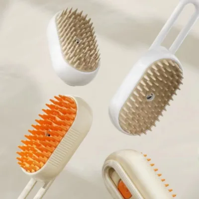 Fashionable Integrated Pet Care Tool Daily Pet Grooming Flying Hair Prevention Deep Cleaning Massage Bath Grooming Comb
