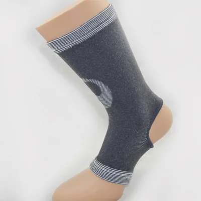 High Quality Carbon Bamboo Charcoal Ankle Brace Soft Winter Protection Elastic Compression Support