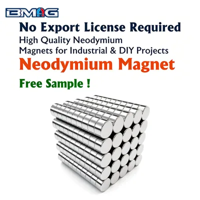 Round Disc NdFeB Magnet New Arrival Strong Magnetic N52H 4x0.8mm Ultra-Thin for Drone Image Module CE RoHS Free Prototyping