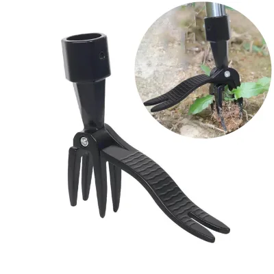 Stand Weeder for Garden Manual Non-Bending Uprooter Shovel Clamp Stand-On Backyard Lawn Patio Weed Remover Tool
