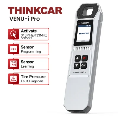 THINKCAR VENU I-Pro TPMS Tool Work with Thinkscan 689BT Mucar 892BT Activate 315MHz/433MHz Tire Sensors TPMS Repair Tool