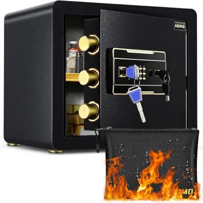 Factory Direct Overstock Stocklot Home Safe Box Clearance Sale-Combination Dual Keys Security Cabinet Model 30 30x38x30cm Home