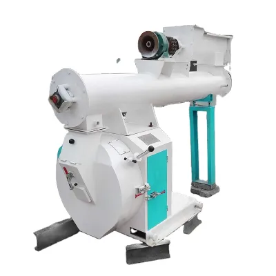 Ring Die Pellet Making Machine Matching With Hammer Mill, Mixer and Counterflow Cooler Complete Feed Line