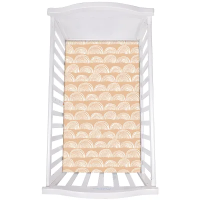 Hot Selling 100% Muslin Cotton Baby Cribs Sheet Newborn Bassinet Sheet Baby Bed Cover