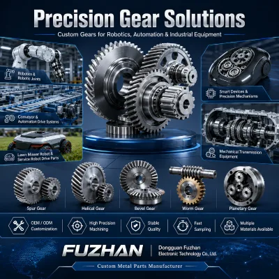 High Precision Pinion Gear CNC Turning Milling Steel Gear for Robot Joint and Automation Equipment