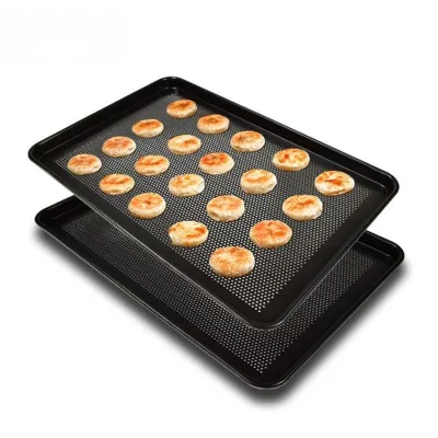 Non-Toxic PTFE Nonstick Baking Tray Oven Food Pan for Bakery Display and Hotel Restaurant Supplies for Cookie Baking