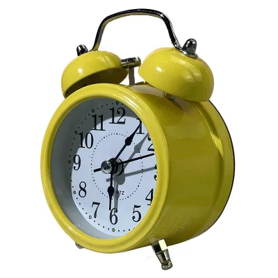 38mm Small Digital FM Projection Metal Alarm Clock with Backlight Cheaper Price Mini Wholesale