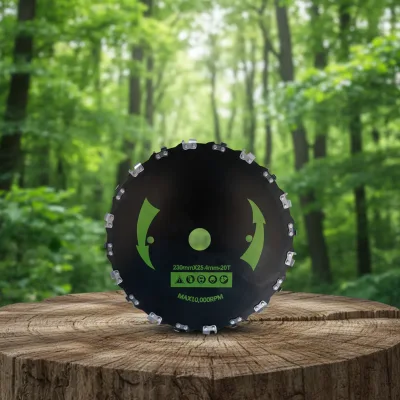 High-Speed 230mm 20T Saw Blade for Brush Cutter