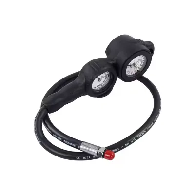 DEDEPU Dual Depth Pressure Gauge Advanced Deep Diving Equipment for Scuba Diving Swim & Dive Gear & Accessories