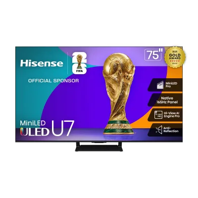 Hisense 75U75QG 55/65/75/85 Inch MiniLED 4K Google TV 2025 Flagship Gaming TV North America Home Theater Living Room