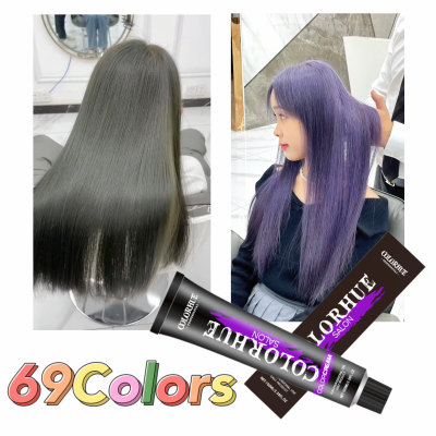 Super Quality Factory Wholesale Price Herbal COLORHUE Hair Color Dye 69 Colors for Salon
