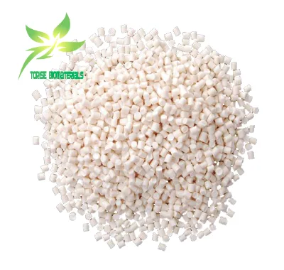Easy Processing Biodegradable Resin MFI≤10 PLA PBAT Modified for Blown Film Machine Enhanced Toughness Granules