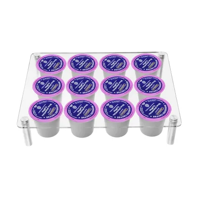 New Design Flat Countertop Coffee Pods Holder Compatible With K-cup Tray Coffee Pod Organizer for 12 Coffee Pods