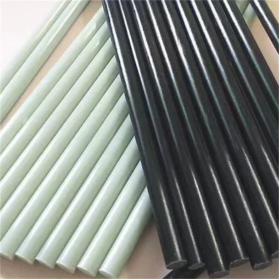 High Temp Resistant Durable FR4 G10 Epoxy Fiberglass Insulation Rod Flame Retardant V0 up to 35kV Rated Voltage High Strength