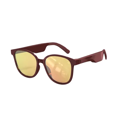 Custom Wireless Smart Sunglasses with for Blue Tooth Music Blue Light Blocking Waterproof  Compatible-New Outdoor Sunglasses