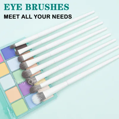 Daily 19 Pcs Vegan Luxury Wood Handle Nano Hair Makeup Brush Set Soft Bristles NO Shedding Concealer Custom Logo