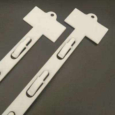 Merchandising Display Clip Strips March Promotion Manufacturer Hanging Clip Strip Supplier 6 Hooks Plastic Clip Strip