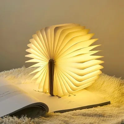 Fashion Rechargeable Usb Book Lamp Indoor Decor Decoration Home Desk Led Book Light