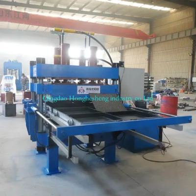 1090x1090mm Rubber Tile Forming Vulcanizer Rubber Tile Making Machine with Bearing Motor Engine Gear Pump & Gearbox 380V 5.5kW