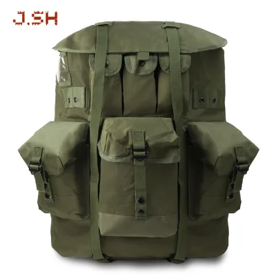 J.SH Factory Wholesale Tactical Backpack Large Capacity Iron Frame Sports for Outdoor Camping Hiking Customized logo