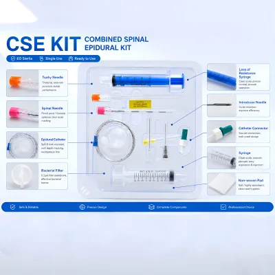Combined Spinal Epidural Anesthesia Kit with Epidural Catheter Tuohy Needle and Bacterial Filter