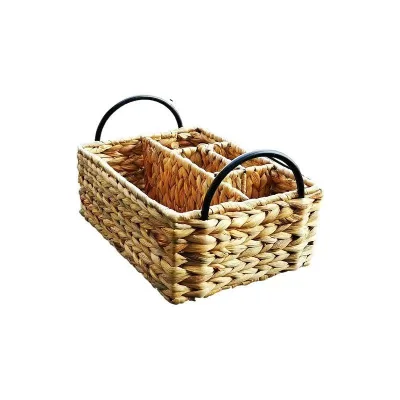 Water Hyacinth Storage Basket for Hotel and Restaurant Knife and Fork Set, Household Chopsticks Basket