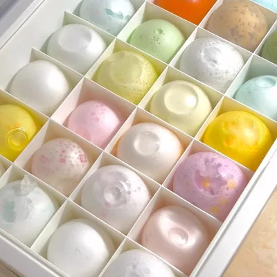 Handmade DIY Kit Noisy Ball Squeeze Toy Cute Plastic Set for Making Glutinous Rice Cake Filling Outer Skin