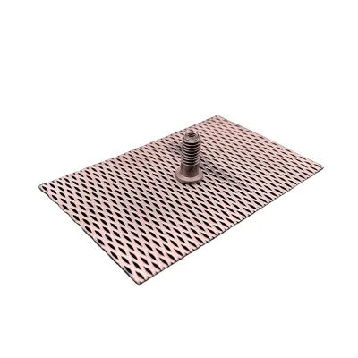 Factory Supply Titanium Anode for Copper Recovery in Etching Solution Double Plate Iplatinum Oxide Titanium Electrode for Salt