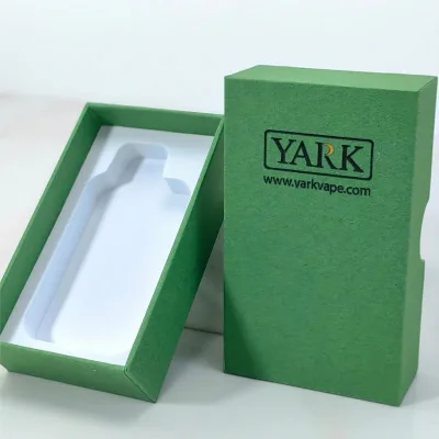 Custom Luxury Textured Lid and Base Gift Box Packaging Rigid Cardboard Rigid Boxes with EVA Holder