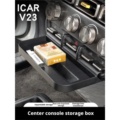 Center Console Storage Box Extension Organizer Tray, Interior Modification Accessory for ICAR V23