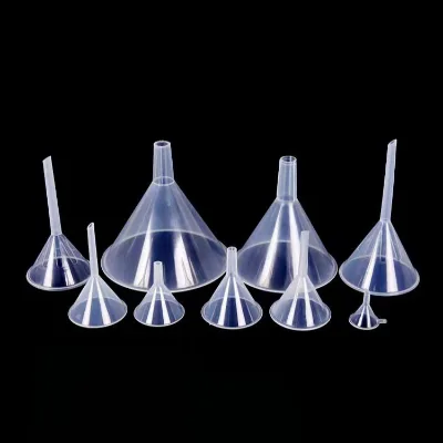 Manufacturer Wholesale Durable Laboratory Transparent Plastic Short/Long Stem Funnel