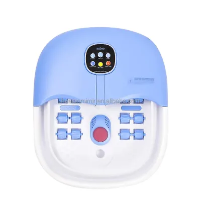 Multifunctional Electric Heting Bubble Foot Bath Massager Machine for Home Deep Stress Relief